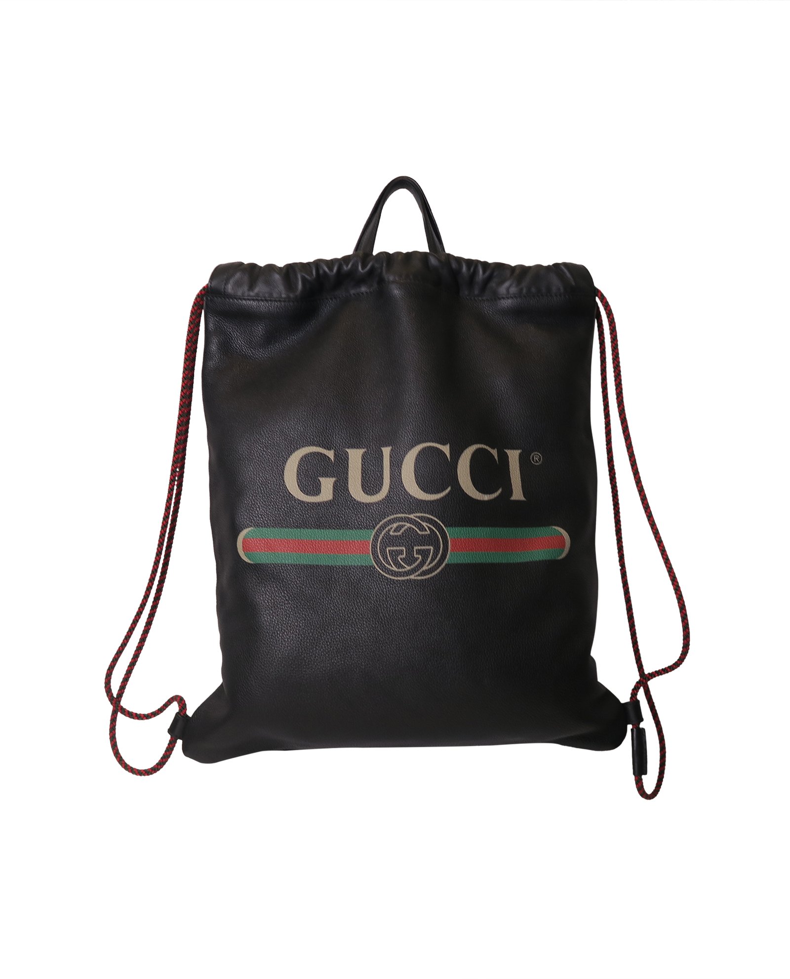 Gucci drawstring shop backpack review